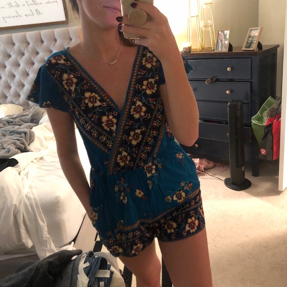 Floral romper!